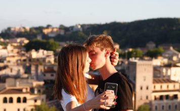 couple selfie