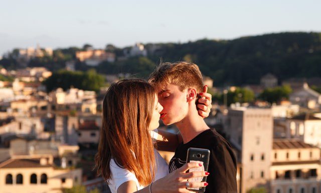 couple selfie