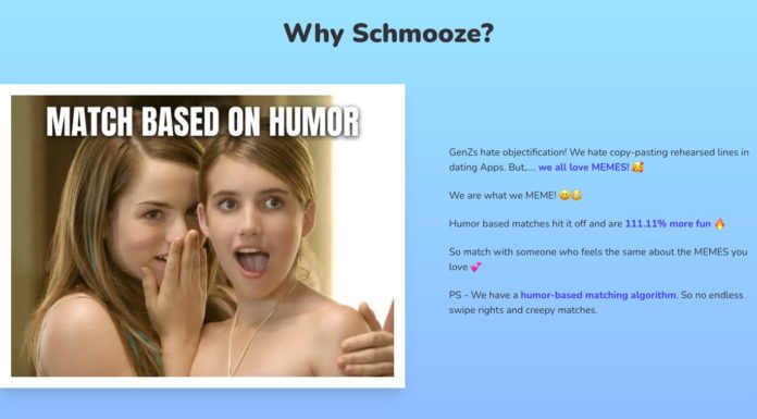 Schmooze Dating App